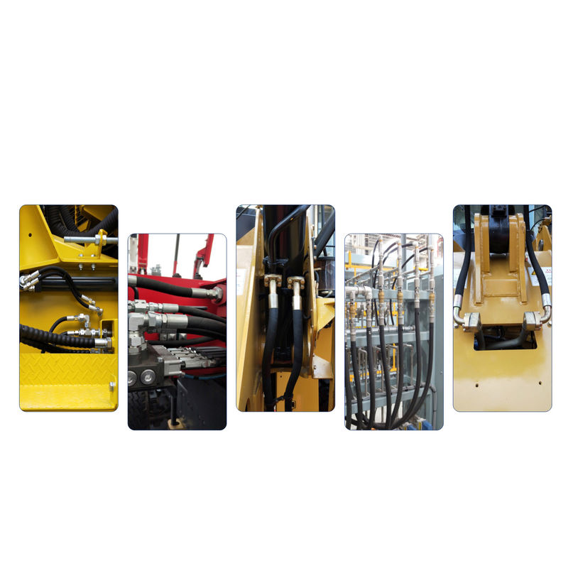 manguera hidráulica multi espiral flexible compacta con radios de flexión reducidos y fuerza de flexión