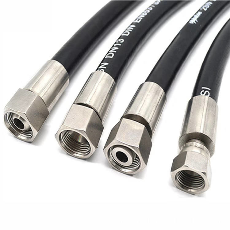 SAE 100 R12 manguera hidráulica espiral de alta presión para aceites hidráulicos a base de petróleo