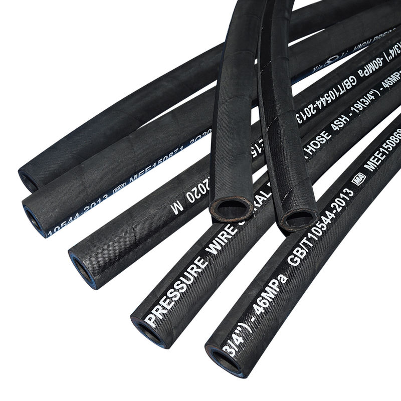 SAE 100 R15 manguera hidráulica, tubo de manguera hidráulica trenzado con alambre de acero de succión de 1/4 de pulgada