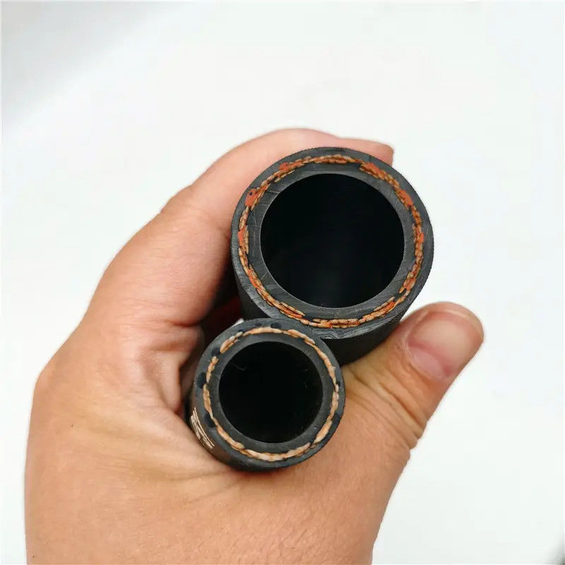 Flexible manguera de caucho de uso múltiple tubo de retorno de aceite R3 R6 manguera hidráulica trenzada de fibra