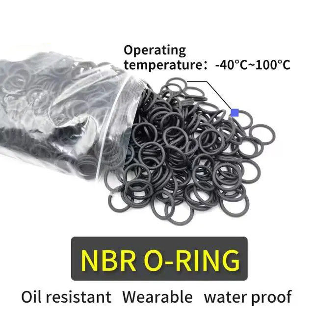 Silicona FKM EPDM NBR O Anillos, sello de caucho nitrilo O Anillo de diferentes tamaños